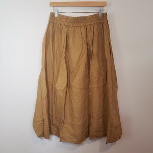 Not perfect linen SION gathered skirt